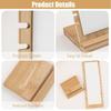 Bamboo Necklace Display Stand Jewelry Bracelets Chains Organizer Holder Freestanding Multiple Stands for Selling Show Home
