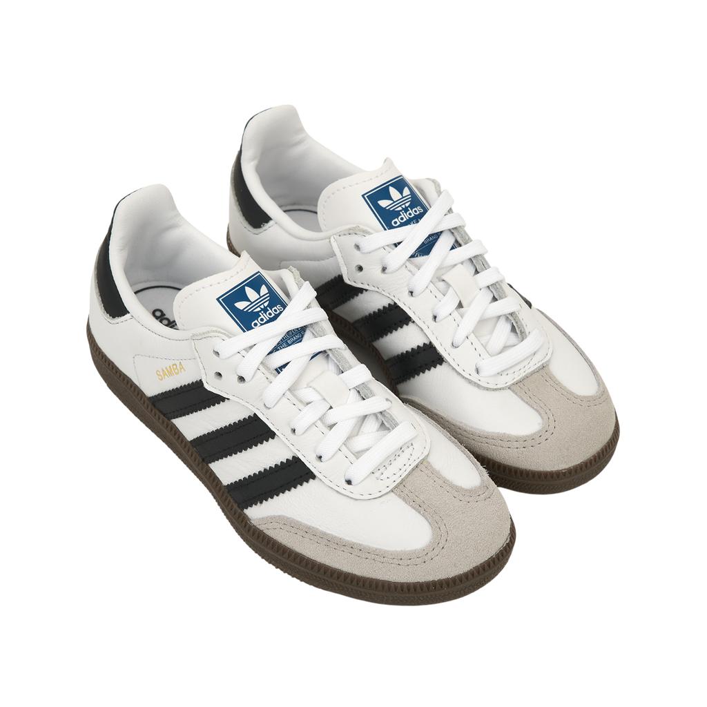 adidas Samba OG K Blanco Negro Goma Zapatillas para Niños Blanco Nube Negro Principal IE3677