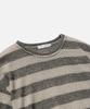 VASTIC Stripe Half Hazzi Knit_Khaki