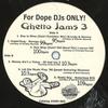 12inch Record VARIOUS  Ghetto Jams Urban Series 3 SWI003 Swirl Records Rap  HipHopRB Used