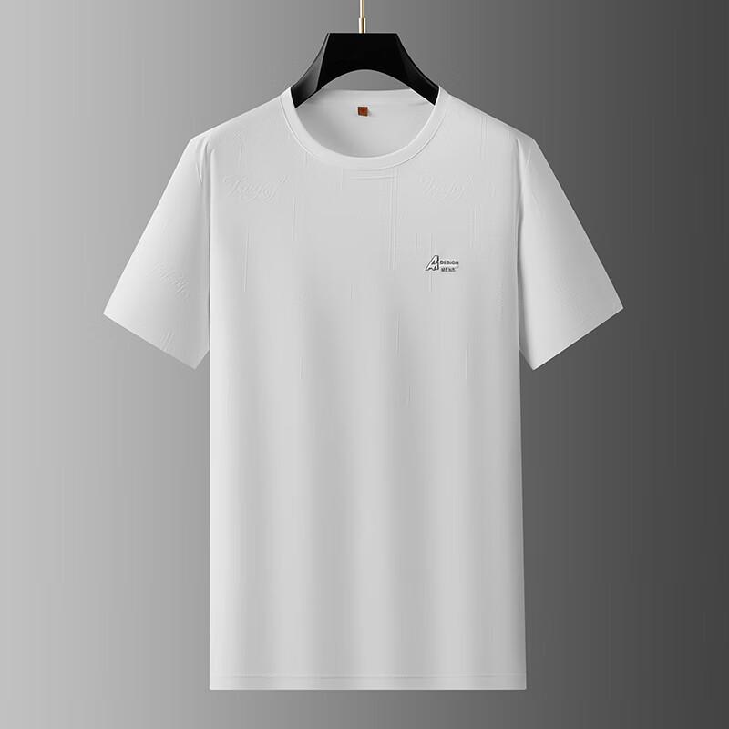 Men's Plus Size Round Neck Short Sleeve T-Shirt