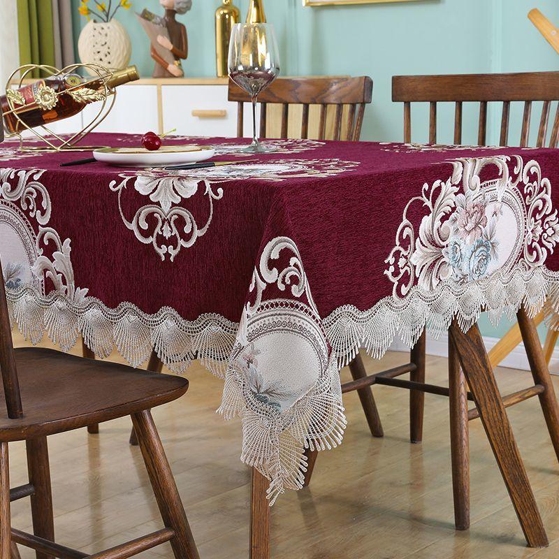 

Скатерть для обеденных и журнальных столов, современная минималистичная прямоугольная, круглая и большая круглая 130x130cm