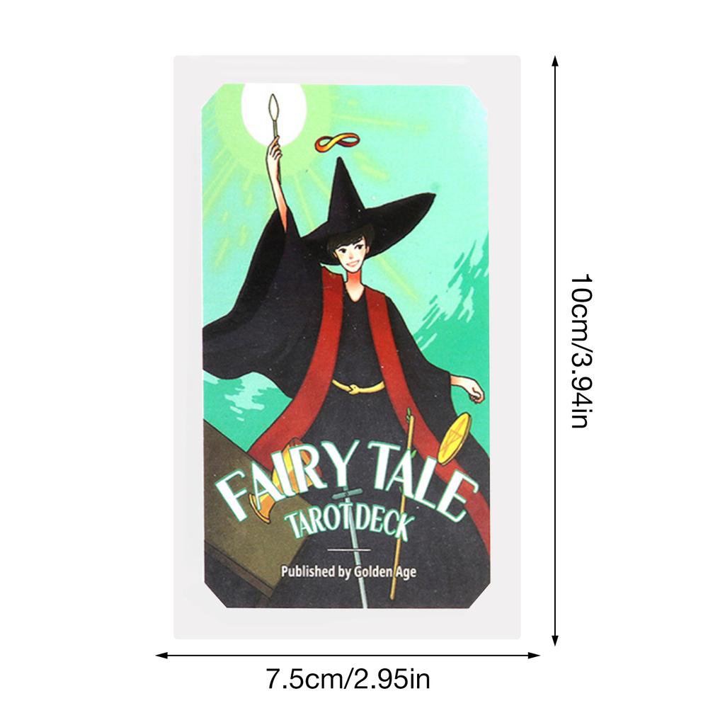 Tarocchi Fiabeschi per Principianti Set con Libretto 78 Carte 6 Carte di Corte Extra di Animali Carini Gioco di Carte