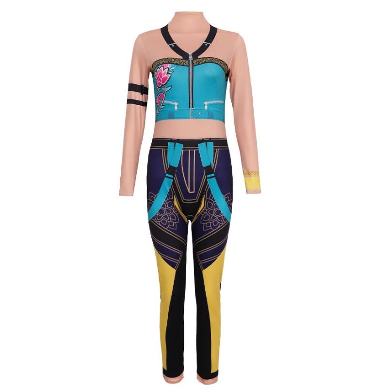 Demon Kpop Hunters Zoey Rumi Cosplay Jumpsuit Costume Performance Halloween