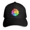 Rainbow Daisy Baseball Cap Sun Hat For Children Hard Hat Funny Hats Luxury Brand FeUnisex Unisexs