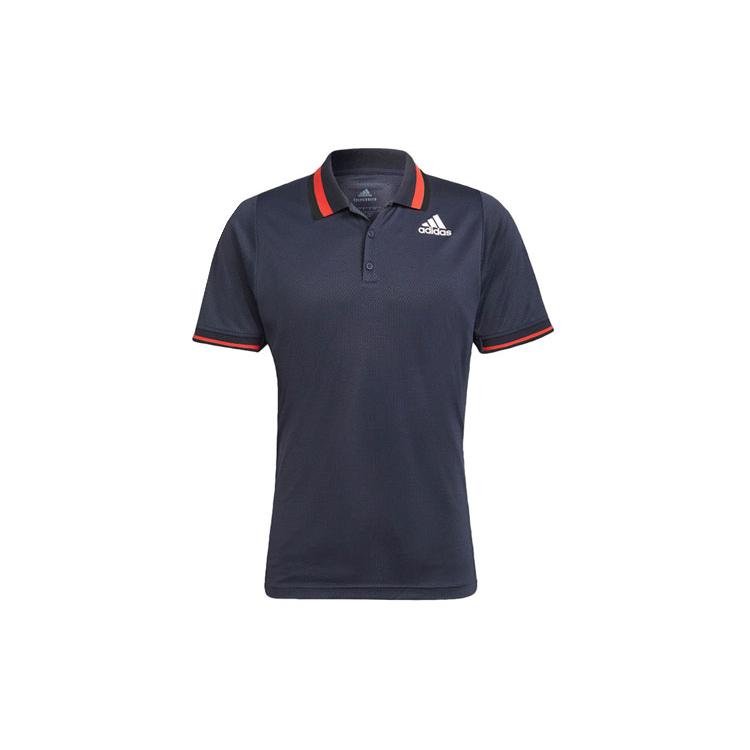 Мужская футболка-поло Adidas темно-синяя H31439 M