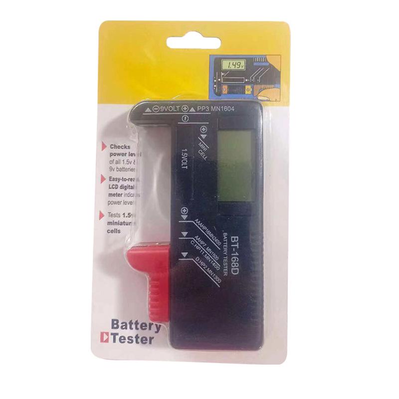 Hochpräziser digitaler Batterietester BT168D für 9V und 1,5V Batterien