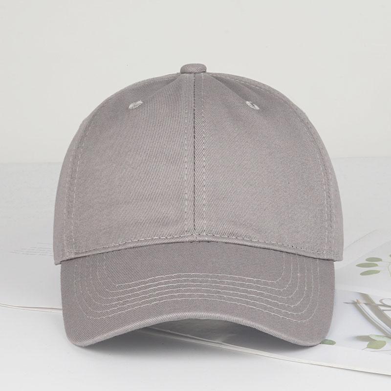 

Classic Solid-Color Soft-Peak Baseball Cap | Adjustable Unisex Casual Sun Hat | Retro Breathable Dad Cap сірий