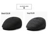 Stylish Duckbill Cap for Middle-Aged and Elderly Men - Warm, Velvet-Lined, Casual Hat for Autumn and Winter Outdoors.
