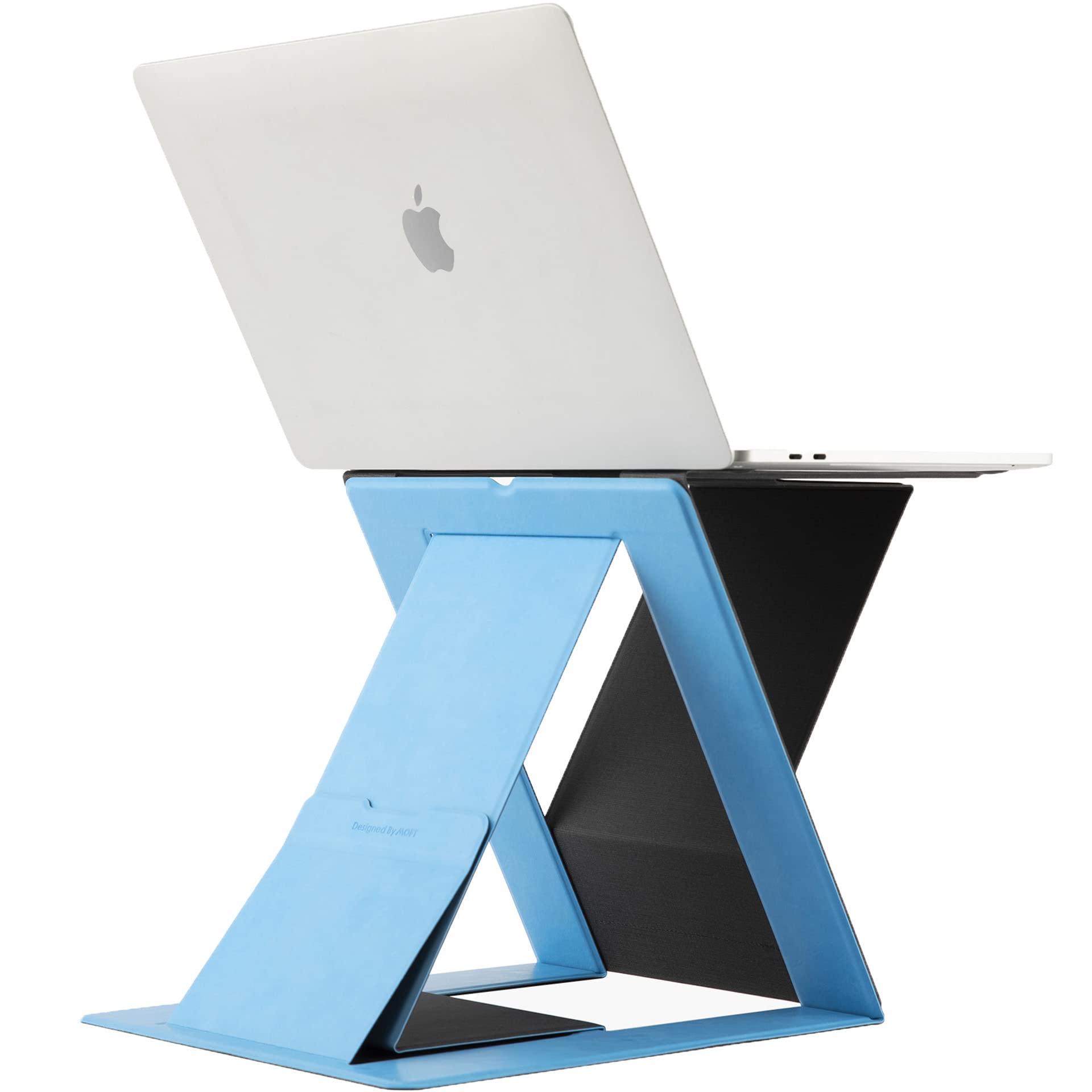 

MOFT Z Laptop Angle Switchable in 3 Standing MacBook Weight Red Compatible with up to 17 inches [Advanced Design] Stand, 4-level Adjustment, Seconds, синій