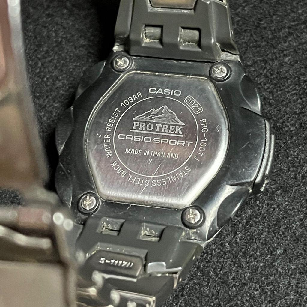 Used [Working Product] CASIO Pro Trek PRG-100TJ Digital Men's Watch TOUGH SOLAR TzuyuN SChosoR