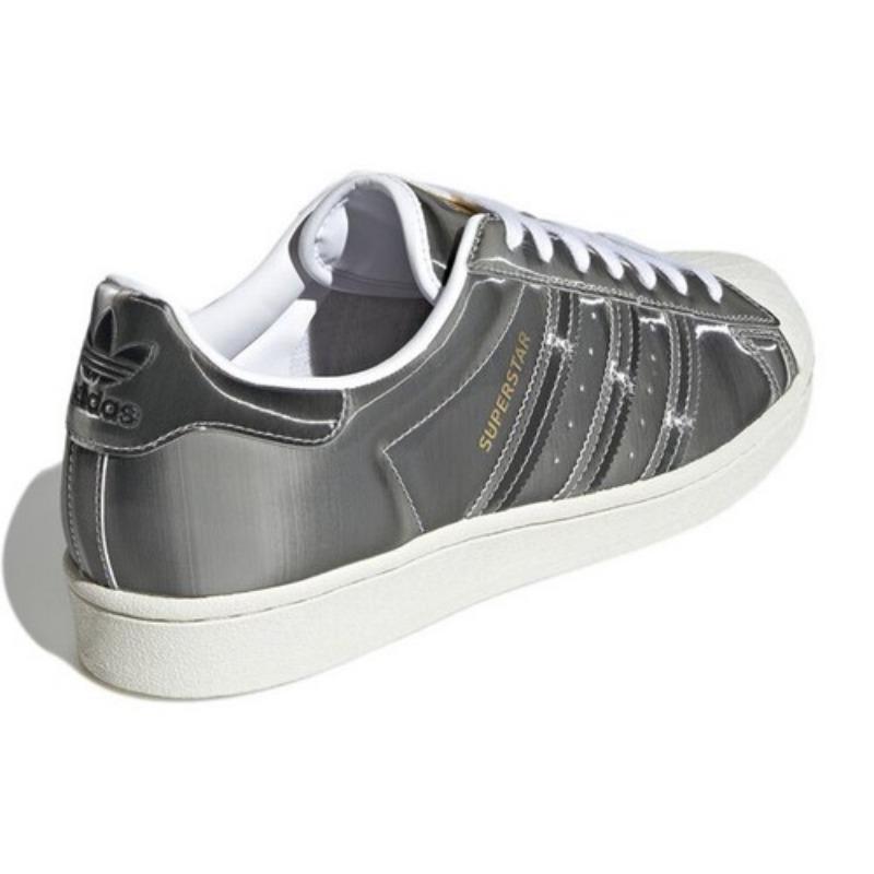 adidas Superstar Stříbrná Metalická - H00238