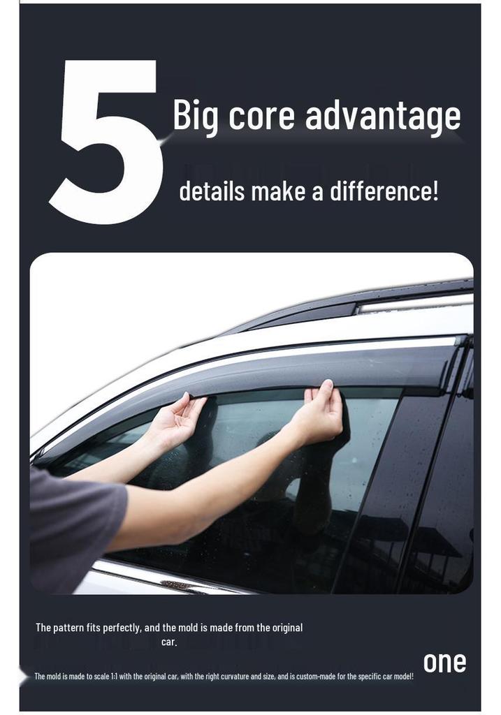 Great Wall Haval H5 Window Rain Guards: All-Weather Visors & Shields