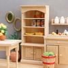 Unpainted Miniature Cabinet 1/12 Scale Doll House Decoration Scene Display Accessories Craft Model Project Furniture