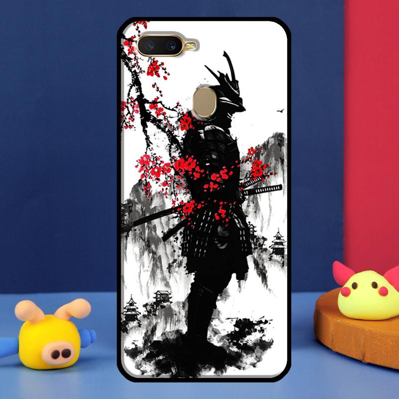 Japanese Samurai Warrior For Oppo A54 A57 S A78 A58 A98 A5 A9 A91 A15 A16 A17 A52 A72 A76 A96 A74 A94 A77 Phone Case