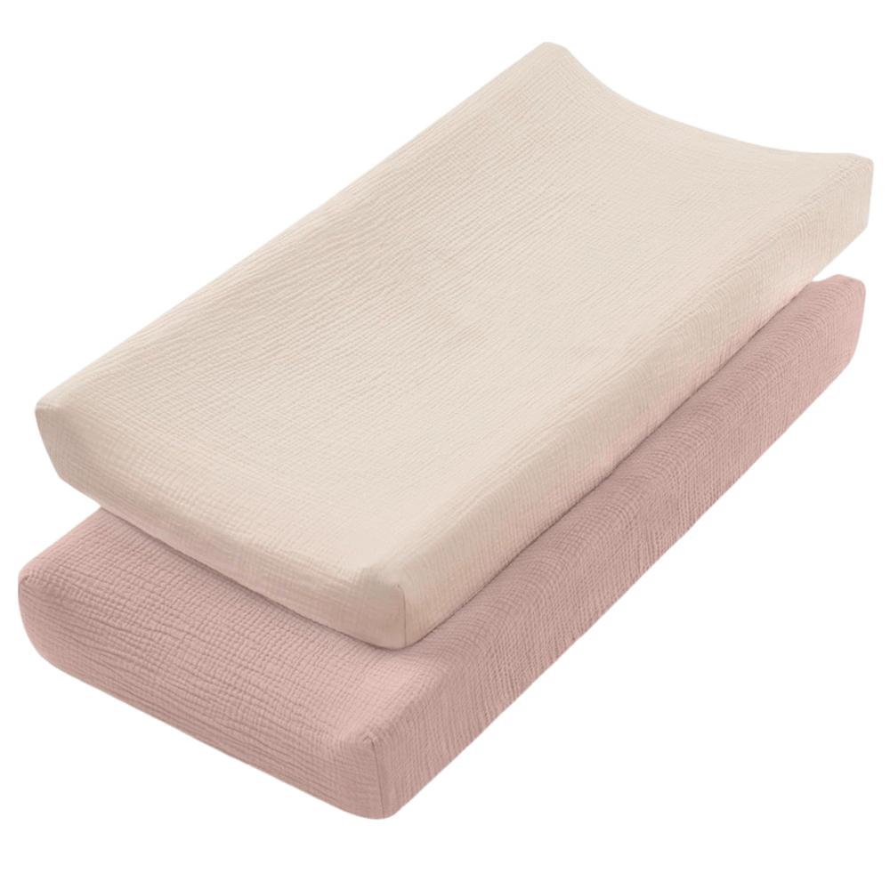 2PCS Ultra Soft Diaper Changing Pad Cover Reusable Diaper Changer Pad Diaper Changing Table