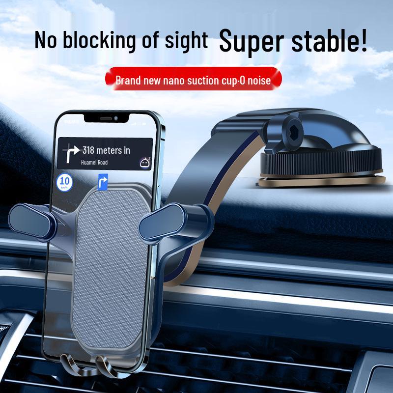 TikTok-Style Gravity Car Phone Holder for Air Vent with Logo