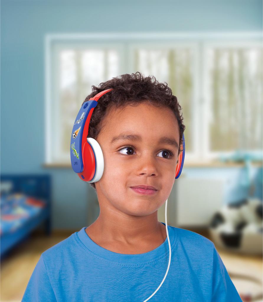 Детские наушники JVC HA-KD7 HA-KD7-R красный