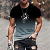 Interesting 3d Printing Pattern Street Fashion Home Casual Fashion Summer New O-neck XS-6XL Oversized T-shirt for Men