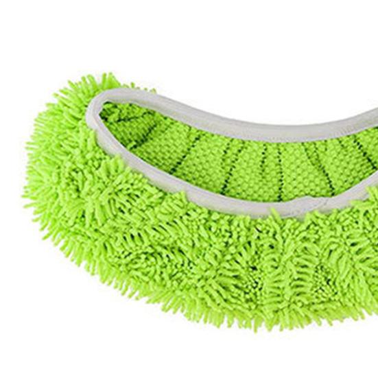 Yousheng Lot de 4 housses de balai pour petites et grandes planches, garniture élastique, nettoyage en profondeur, tampons de balai lavables et réutilisables pour Swiffer