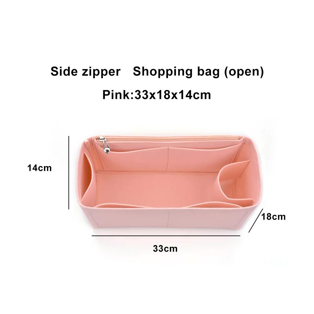 Large Ultra-light Travel Tote Bags Organizer Makeup Storage Bag Felt Insert Bag Organizer Custom Size Insert Bags for Phone Case