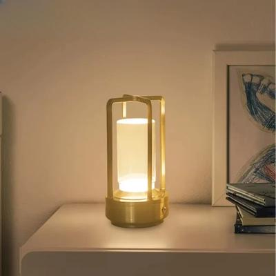 Nachtlicht Schwarz Gold Silber Tischlampe Touch USB-Laden Umgebungslicht Geeignet für Schlafzimmer Wohnzimmer