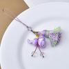 Chinese Ink Wash Lacquer Gourd Pendant with Tassel and Song Brocade Phone Lanyard