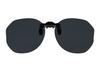 Polarized Sunglasses Clip Myopia Glasses Ultra-Light Color-Changing Day And Night Trimmed Polygon Clip