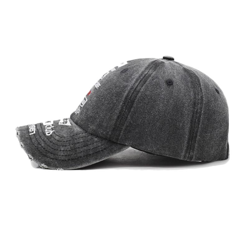 Vintage Cap Men  Letter Embroidery Baseball Cap Women Hole Cap