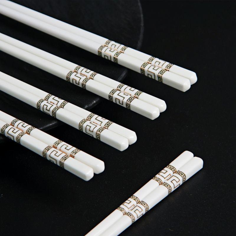 High-Temperature Resistant Luxury Macaron Color Ceramic Chopsticks - Easy To Clean