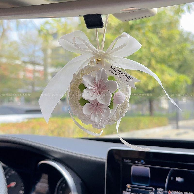Car-Mounted Aromatherapy Diffuser, Gift for Girls and Couples, Bedroom Birthday Present, Fragrance Diffuser Plaster French Peach Blossom Sign