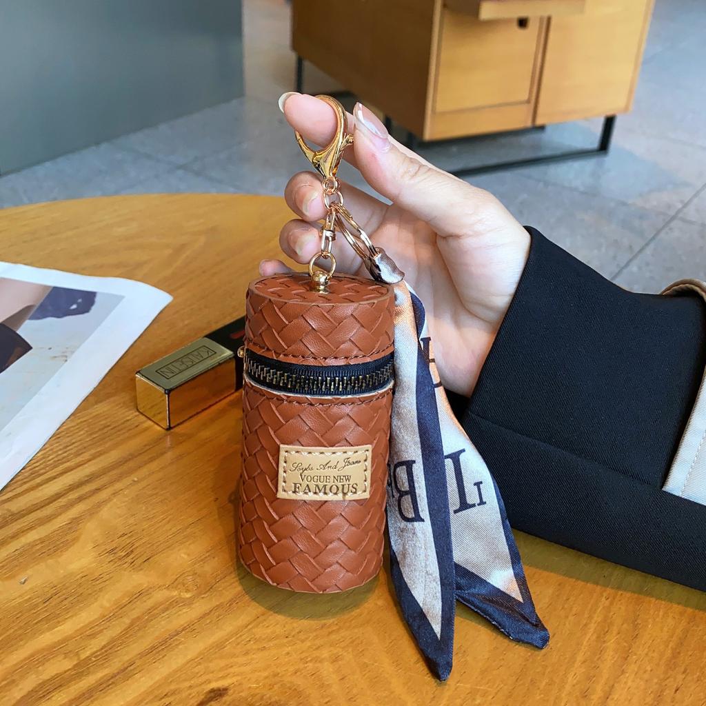 Versatile explosion high luxury change bag trendy bucket mouth red envelope simple pendant women's small wallet small bag