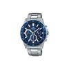 Edifice Waterproof Versatile Quartz Movement Stainless Steel Watch Men Watches Blue EFV-570D-2A
