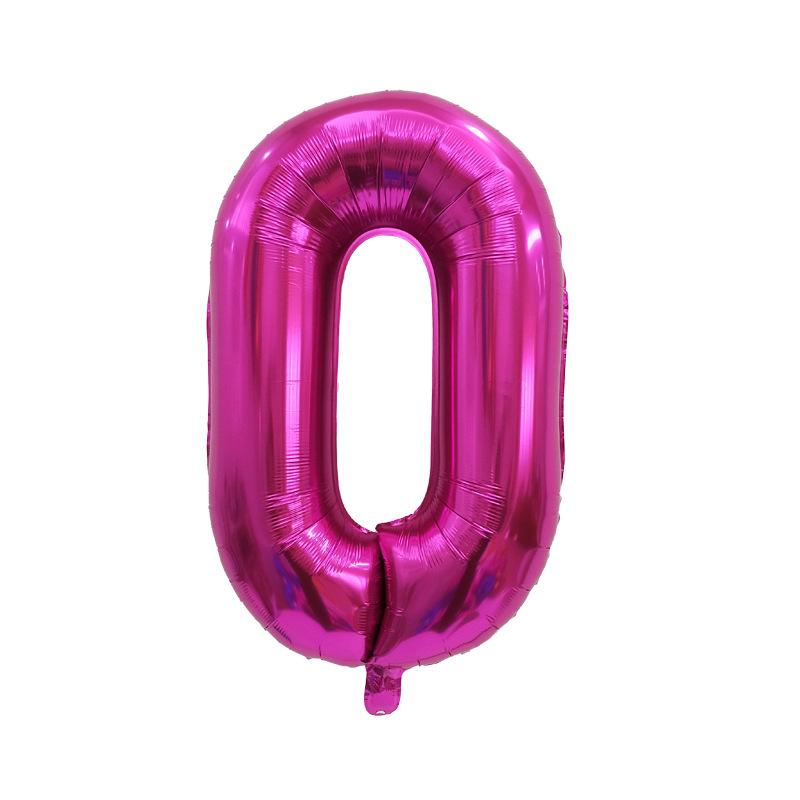 32 Inch Digital Balloon Rose Red Digital Caramel Color Medium Digital Helium Balloon Can Float