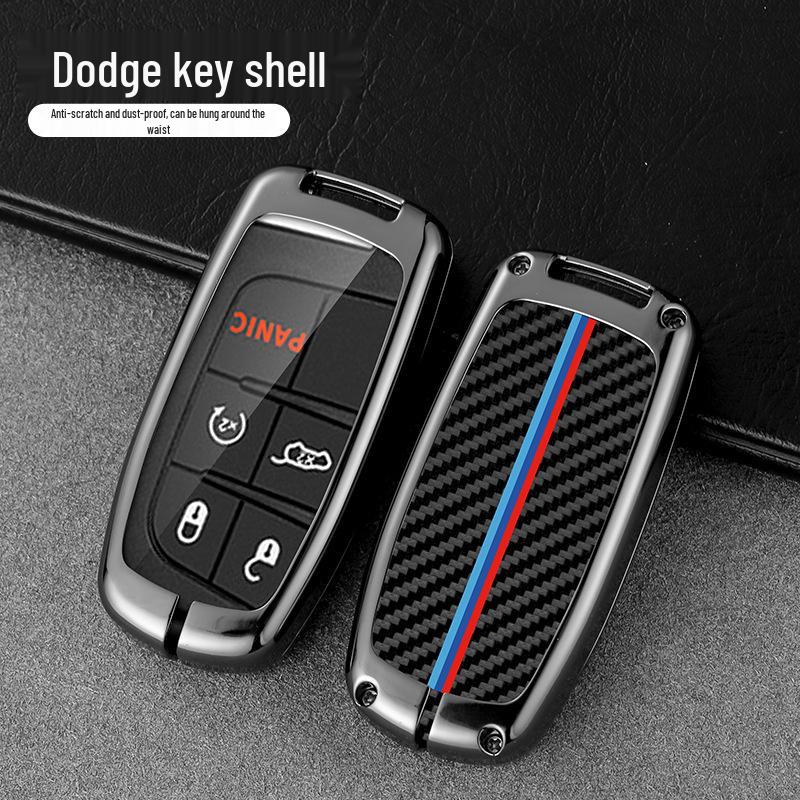 Nyckelfodral för Jeep Compass, Cherokee, Renegade, Grand Cherokee, Grand Commander och Dodge