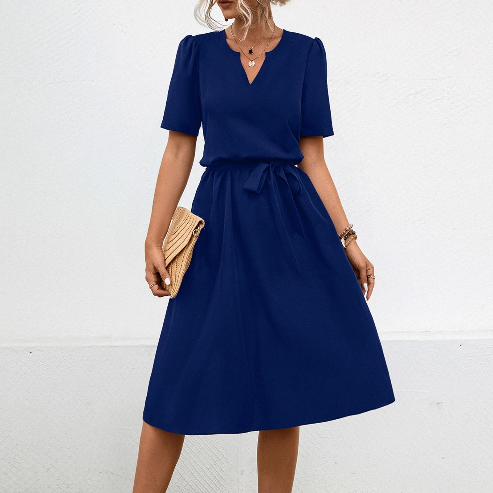 

Женское повседневное модное сексуальное платье с v-образным вырезом XL