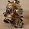 45.72 Cm Handmade US Navy Miller Dunn Mark V Diving Helmet Collectible Gift Ship Navigation Marine Maritime Gift
