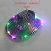 Pearlescent Finish LED Cowboy Hat Luminous Design Glowing Hat Cowgirl Hat  Carnival Party