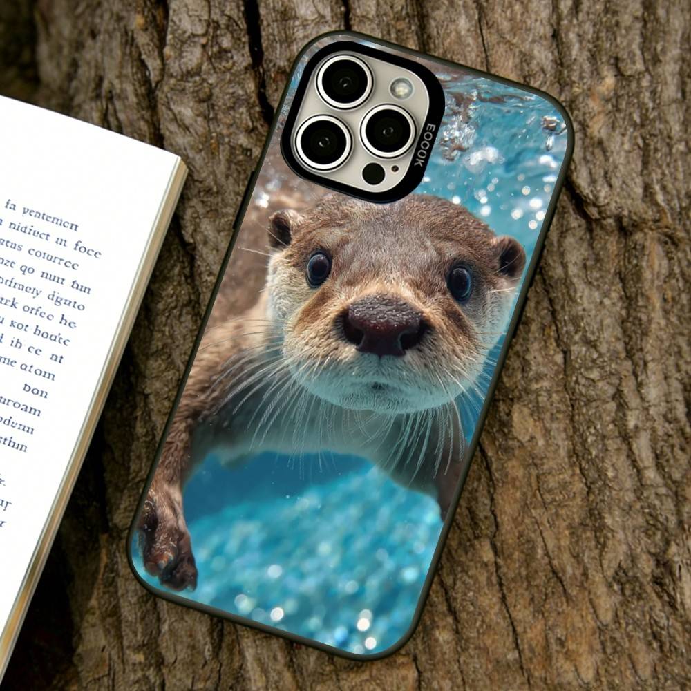 animal Phone Case For iPhone 17,16,15,14,13,12,11 Plus,Pro Max,XS,Colored Silver Plated Inside Cover