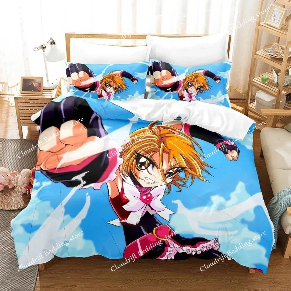 Anime Pretty Cure Bedding Set Boys Girls Twin Queen Size Duvet Cover Pillowcase Bed Kids Adult Fashion Home Textileextile