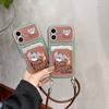 Tom Jerry Phone Case IPhone 14 Pro Max With Card Holder Strap Soft TPU Cover Anti Drop Protective