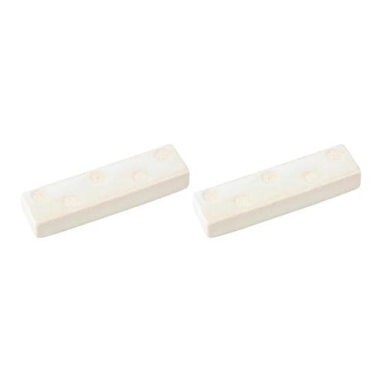 Chopstick Rest, Approx. 6x1.5cm, Polka Dot Chopstick Rest, White, 23502