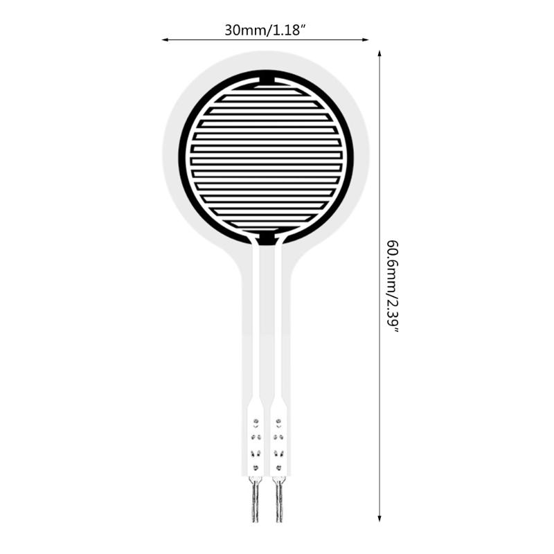 Mikro Kraftmesswiderstand Flexibler Piezoelektrischer Folien Sensor 30KG Schnelle Reaktion Wasserdicht Dünnschicht Drucksensor