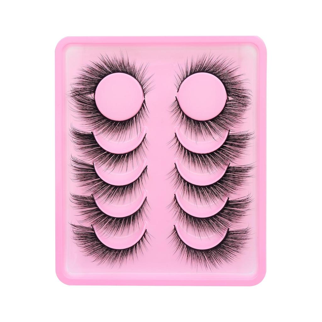 New 3D Cat Eye False Eyelashes - Super Natural Look