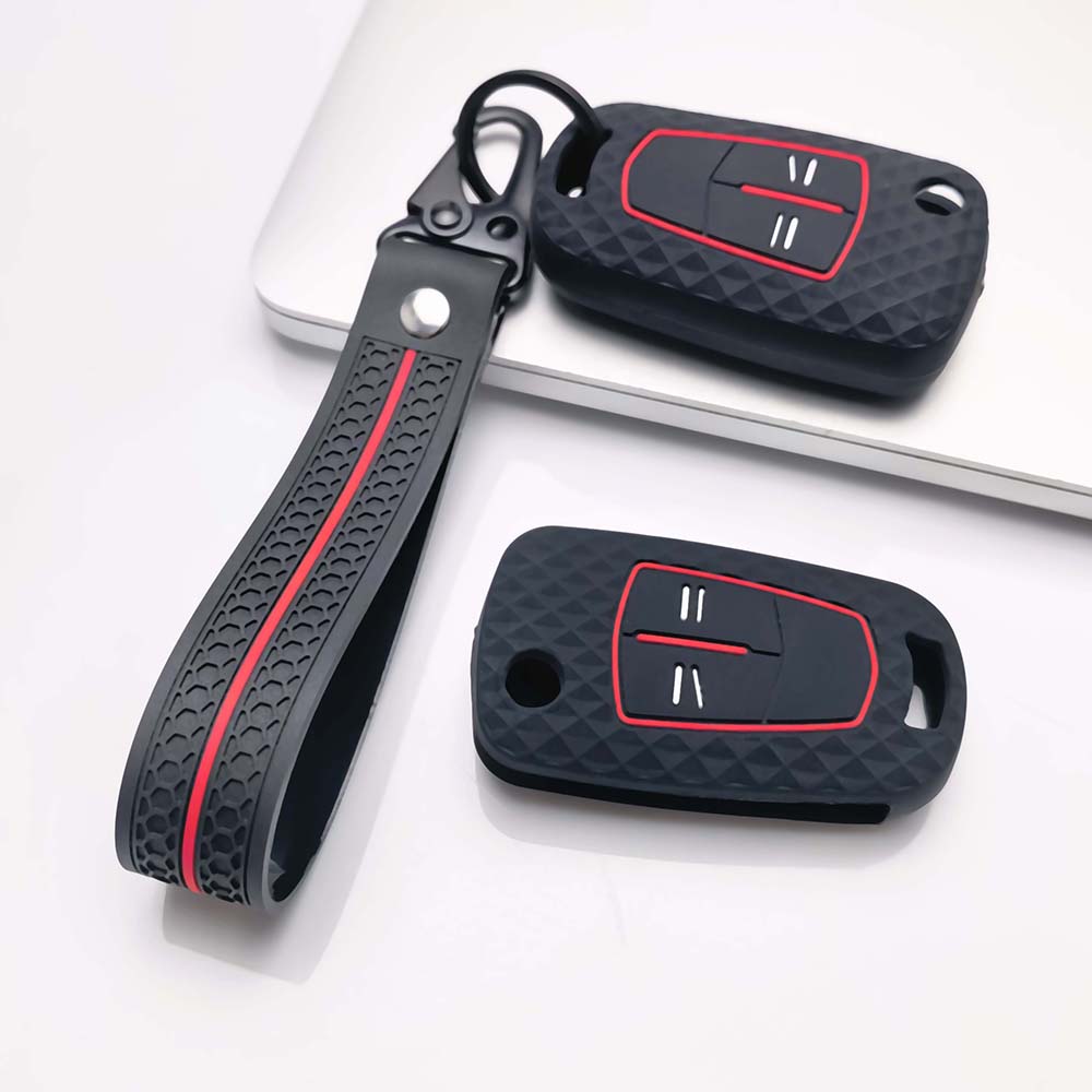 Key Cover keychain for Opel astra h corsa d vectra c zafira b zafira Anti-Scratch Guard Shockproof Protection Soft Grip Texture Responsive