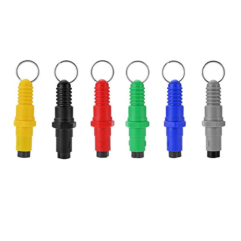 Multifunkční klíčenka bezpečnostní kladívko a nouzový rozbíječ oken