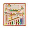 Magnetisches Farb- und Zahlenlabyrinth Lern- und Bildungsspielzeug Farbzuordnung Montessori-Spielzeug Spielzeug Konzentrationstraining für Kinder Geschenk