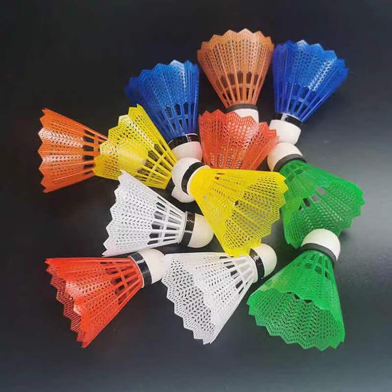 WEZHO Children's Colorful Badminton Shuttlecocks (2-Pack of 12)