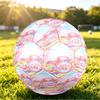 Size 5 Football Kirby Pattern, Wear‑Resistant Soccer Ball for Match Training Daily Sports Play