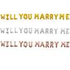 16-Inch 'Will You Marry Me?' Aluminum Foil Balloon Proposal Set